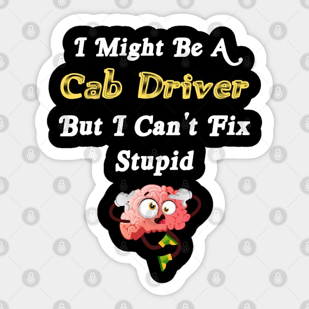 Cab driver Sticker by Mdath